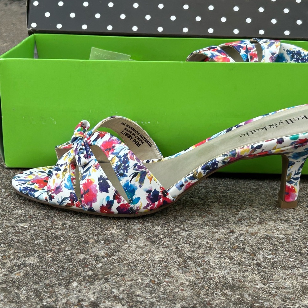 Colorful Women's Heeled Sandals